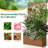 70 In. Metal Garden Bed With Trellis-312348542