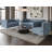 Cramlington Velvet Square Arm Sofa-99419300