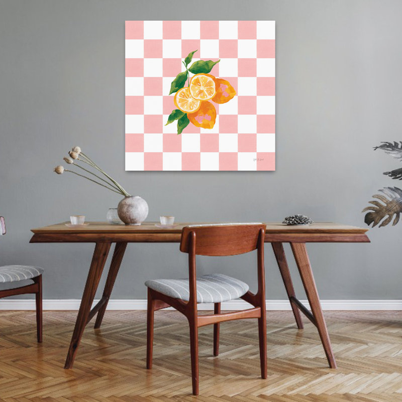 Été aux dames I, art contemporain, H 32 po x l 32 po
