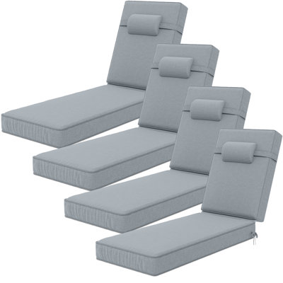 Outdoor Olefin Chaise Lounge Cushions (Set Of 4)