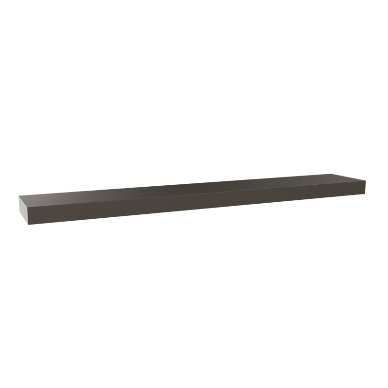 Painted Wood Floating Shelf, Brown