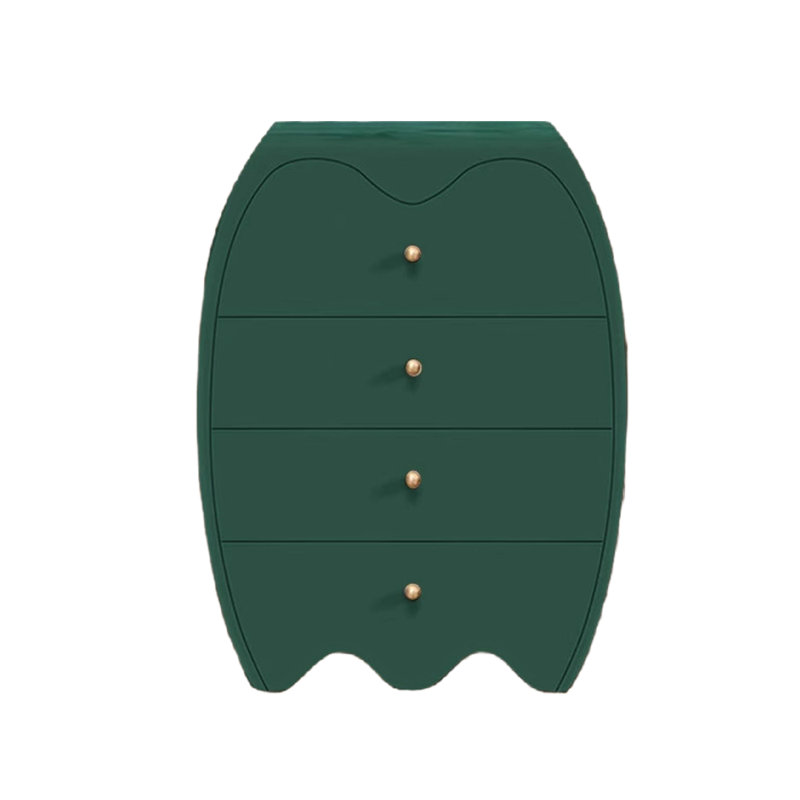 Commode d'appoint 4 tiroirs, Vert