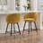  26" Swivel Upholstered Counter & Bar Stool with Metal Frame-88757677