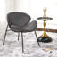 Fauteuil d'appoint en velours Voletta-1375405643