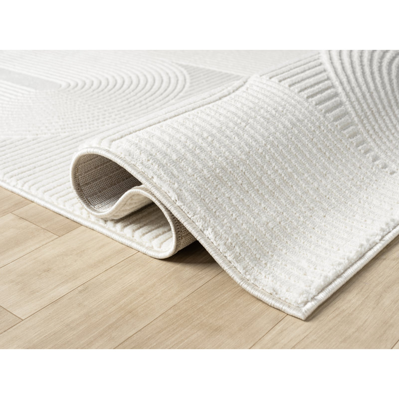 Nuevo Collection Modern Abstract Geometric Area Rug, Runner 2'1" x 7'4"