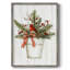 «Christmas Holiday Art», reproduction encadrée en bois massif-1785704704