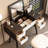 High-quality Makeup Vanity set, Includes makeup stool,Very easy to assemble,Hidden mirror, can be used as a desk-48985848