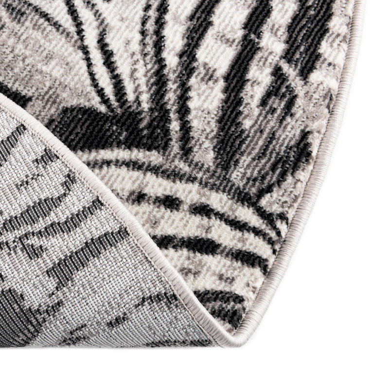 Tapis gris anthracite, Rond 10 pi