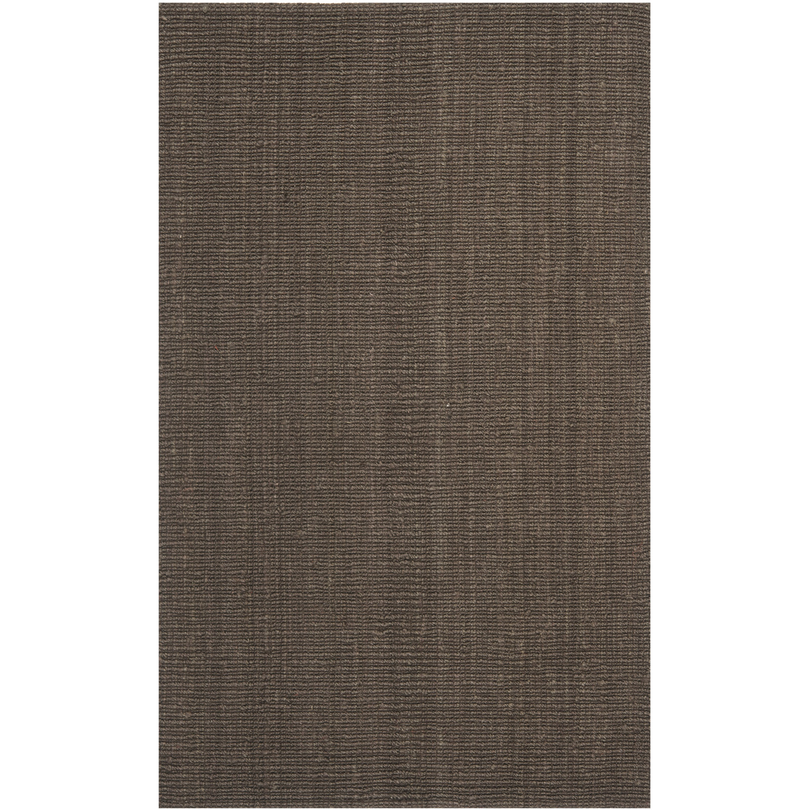 Barkley Brown Hand-Woven Jute Rug, Rectangle 4' x 6'