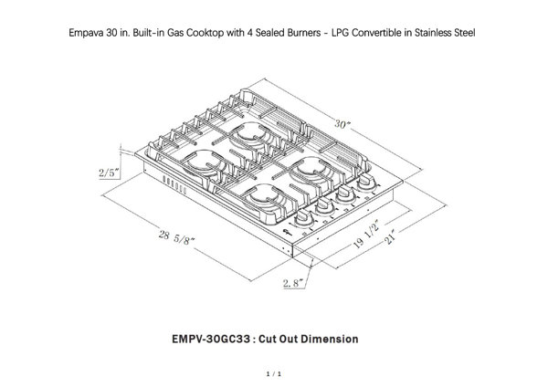 GE Appliances 30 Electric Cooktop