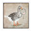 Goose With Wreath by Debi Coules - Floater Frame Painting on Canvas-1151212118-1151212119