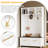 Versatile 4-in-1 Hall Tree with Hooks, Bench, Storage, and Drawers - 76.6''H-235995070