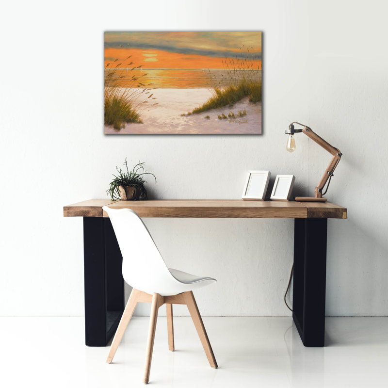 «Summer Sunset» par Diane Romanello, H 26 po x l 40 po x P 1,5 po