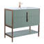  Meuble-lavabo moderne avec plateau en céramique blanche Serenity-189428224