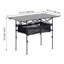 Table de camping pliante en aluminium