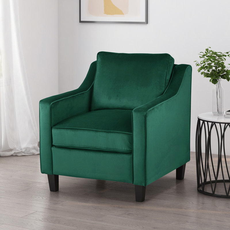 Fauteuil club en velours