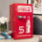Coca-Cola 10.5'' W Freestanding 18 Cans (12 oz.) 0.8 Cubic Feet Outdoor Rated Beverage Cooler