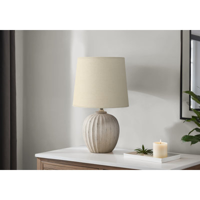 Lighting, 19"h, Table Lamp, Resin, Shade, Transitional