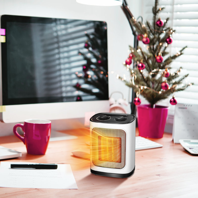 Antarctic Star Space Heaters For Inside, Portable Electric Heater With Remote, 1500W  Ceramic Fast Safety Heater , 12H Timer, Heater For Office, Bedroom