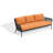 84.5" Wide Patio Sofa with Cushion-1617078560