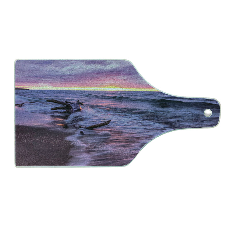 Planche à découper en verre trempé Ambesonne