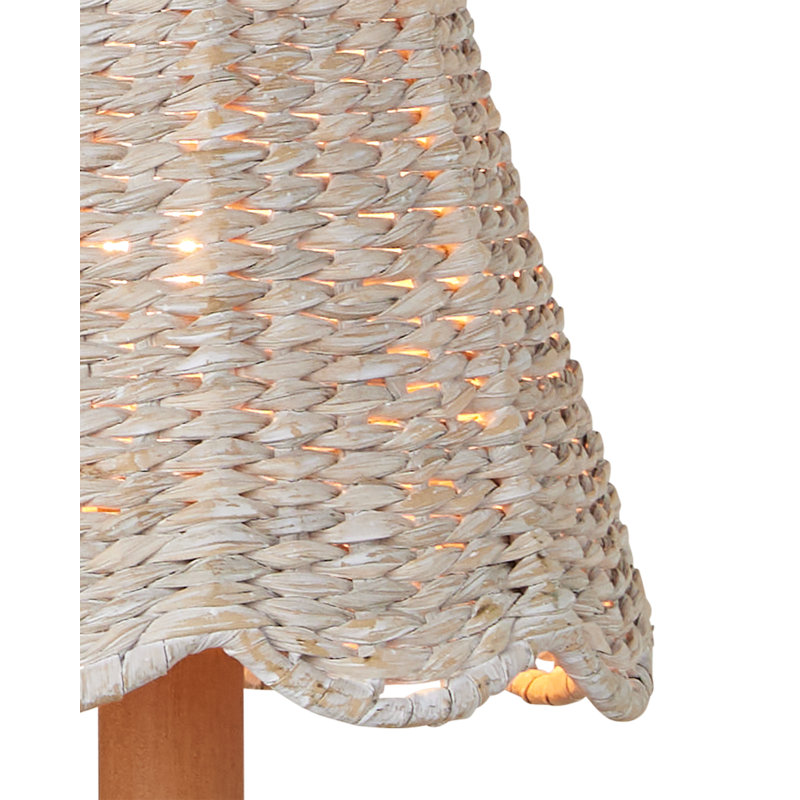 Annabelle Tapered Chandelier Shade, Whitewash