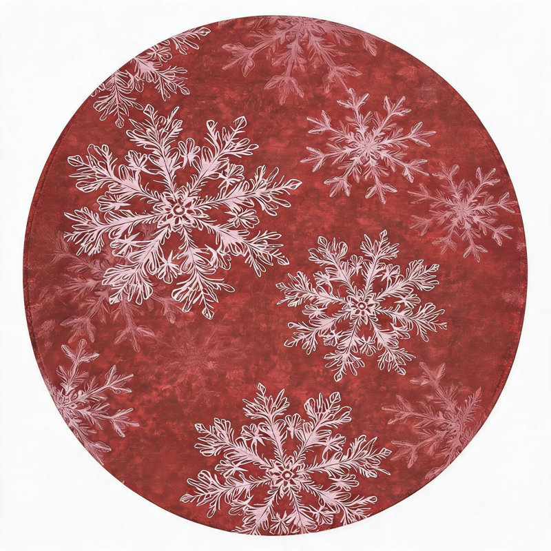 Geometric Washable Area Rug, 120*120cm