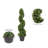 Wolfdale Artificial Potted Green Boxwood Spiral Tree-1613773475