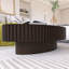 Table basse ovale en bois-845798631