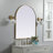 Sabine Metal Arch Wall Mirror-272105434-272105261