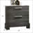 Beckley 2-Drawer Nightstand in Gray Oak