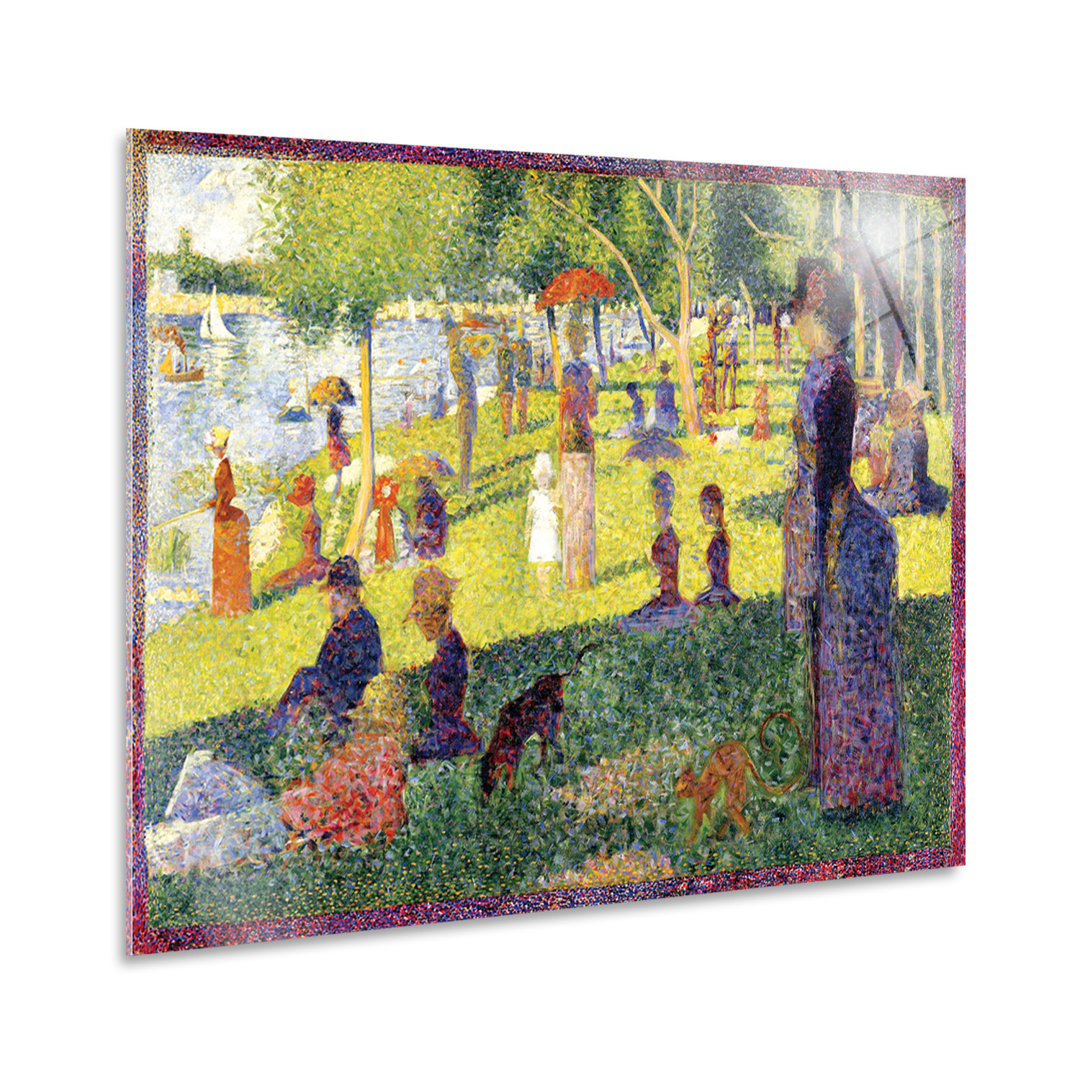 Wandbild Ein Sonntagnachmittag auf der Insel La Grande Jatte von Georges Seurat