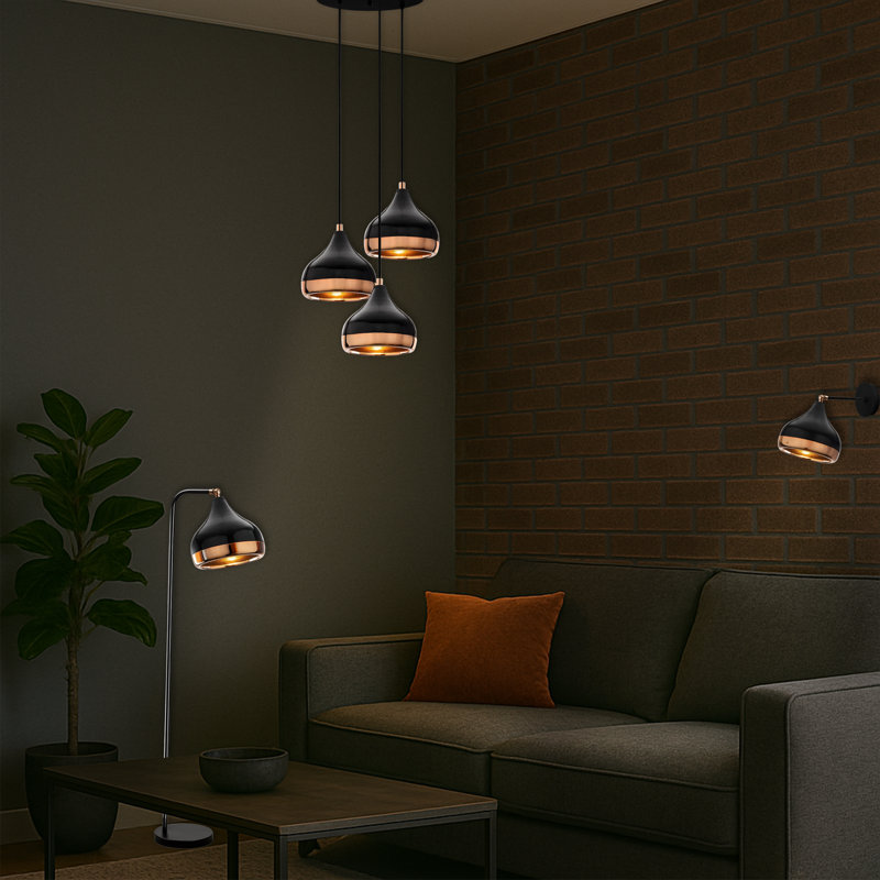 3 Pieces Industrial Adjustable Lighting