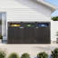 Metal Triple Bin Store