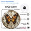 Horloge murale Elegant Butterfly