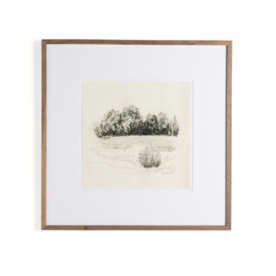Land Sketch 1 Print by Dan Hobday