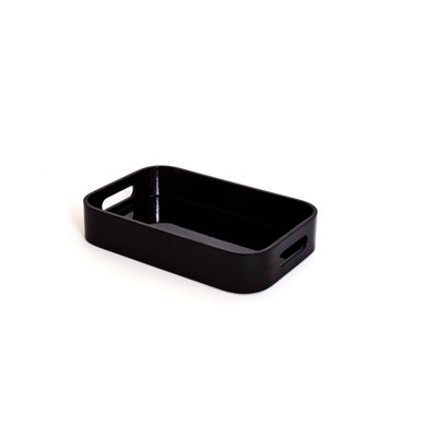 Lacquer Tray - Black - Small