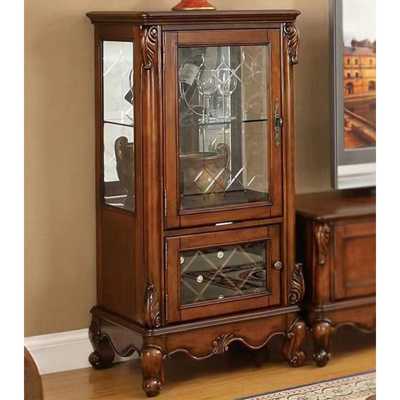 25.59" Brown Rectangular Solid Wood Wine Rack