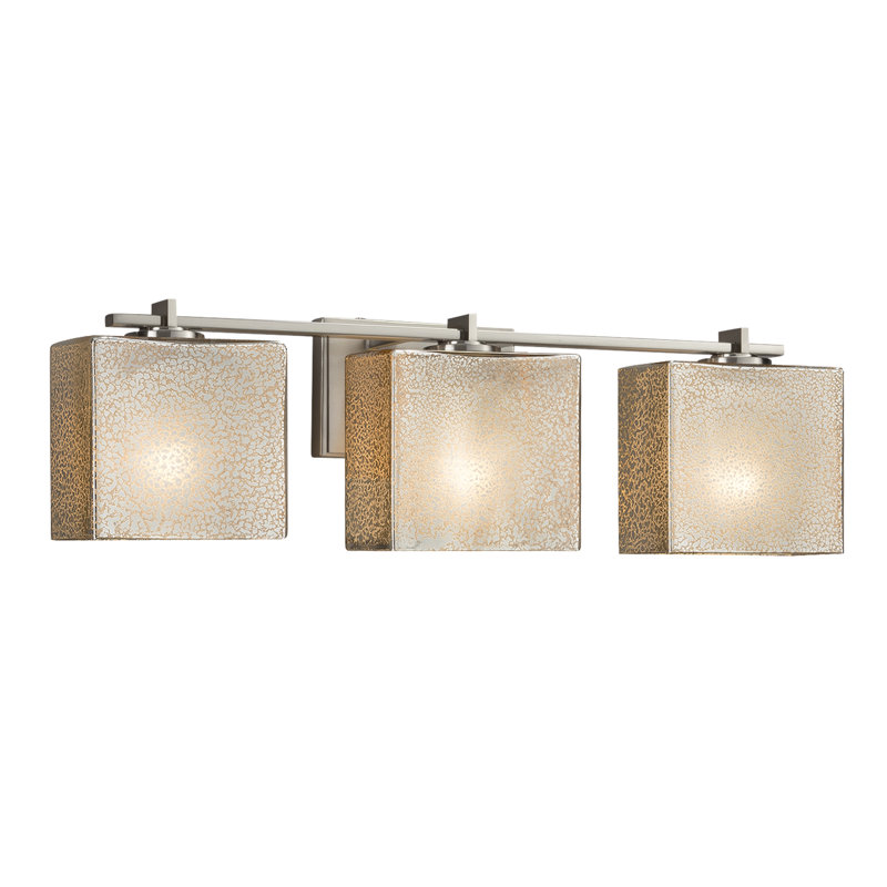 Éclairage pour meuble-lavabo 3 lumières Casson, Nickel brossé
