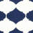 Rodgers Hand Woven Flat Weave Banana Silk/Wool/Cotton Geometric Rug in Ivory/Navy-69076066