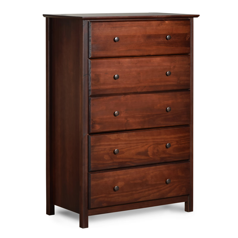 Shaker 5-Drawer Dresser, Cherry