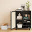 Buffet avec rangement, armoire à vin avec porte-bouteilles, armoires à buffet pour la maison et le salon-138161573