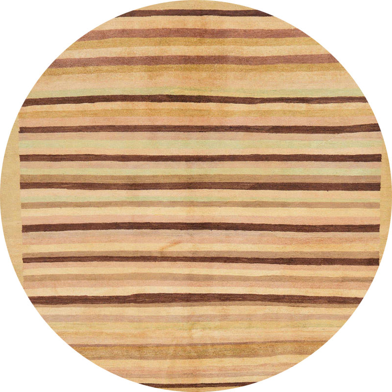 Tapis abstrait moderne 257, Rond 6 pi
