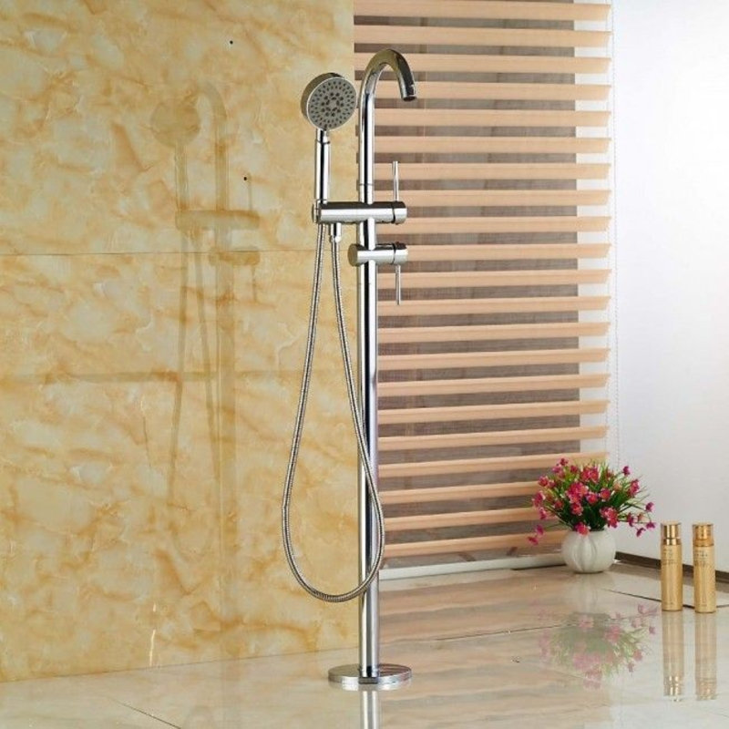 Robinet de lavabo mural avec revêtement résistant à la corrosion et contrôle en douceur