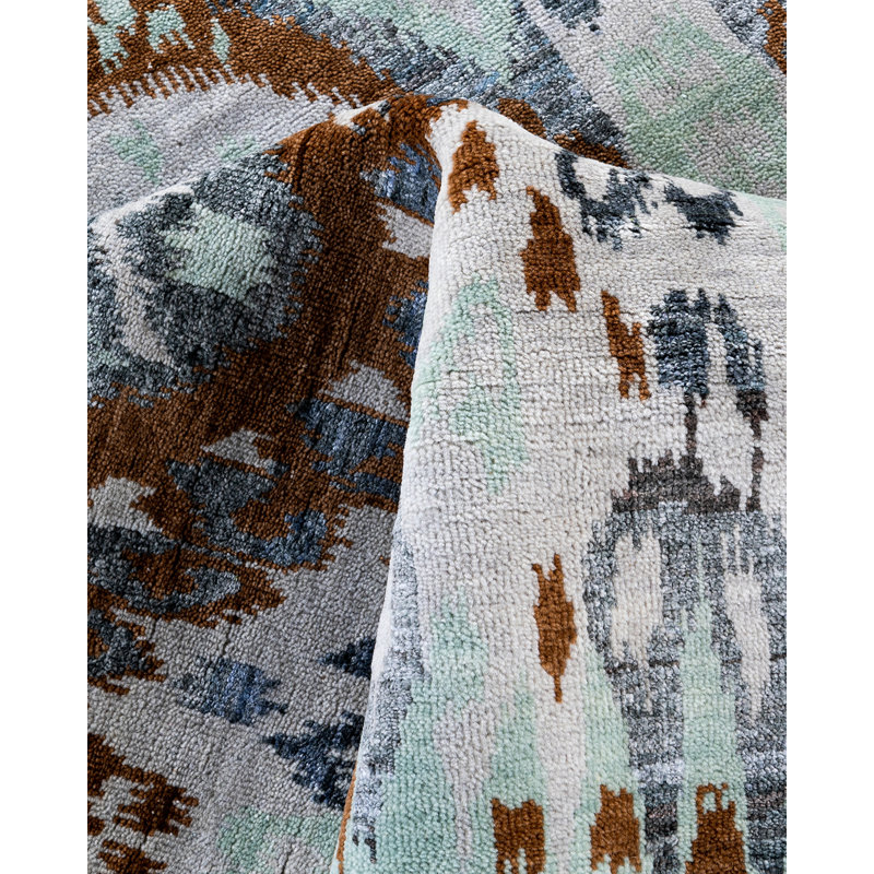 Overdyed One-of-a-Kind 8' 0" X 10' 4" Hand Knotted Area Rug
