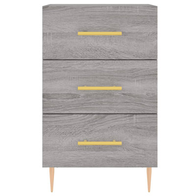 Jariel 40cm W Iron Bedside Table