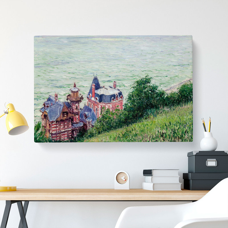 Villas At Trouville by Gustave Caillebotte - Wrapped Canvas, 35cm H x 50cm W x 3cm D