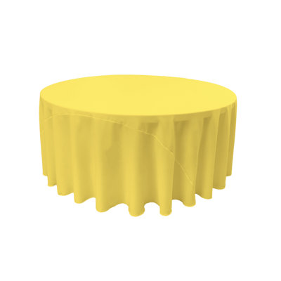 Fisher Solid Color Round Tablecloth