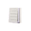 Commode 5 tiroirs de style contemporain avec éclairage DEL