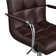 Pete Swivel Upholstered Adjustable Height Counter Stool with Metal Frame